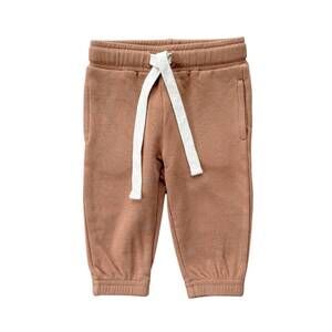 NEW BABYSPROUTS boys' elastic waistband joggers in carmel